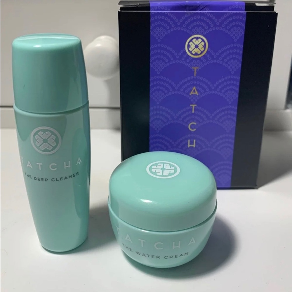 New Tatcha deep cleanse & water cream